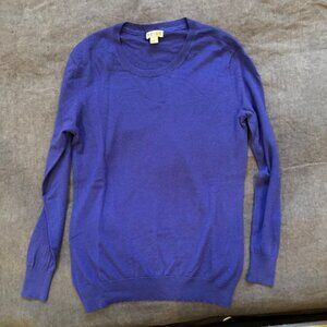 Reiss 100% Wool Lightweight Blue Sweater